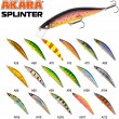 Воблер Akara Splinter 80S 7,5 гр. (1/4 oz 3,1 in) A75