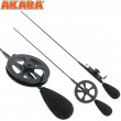 Удочка зимняя Akara Ledeer N с катушкой под кивок (хлыст Hi Carbon fast)