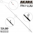 Хлыст углепластик для спиннинга Akara SL1003 Micro Jig 762UL-T TX-30 (0,6-8) 2,3 м