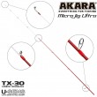 Хлыст углепластик для спиннинга Akara SL1004 Micro Jig Ultra 662UL-S TX-30 (0,5-6) 2,0 м