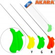 Удочка зимняя Akara Master Jig M 405 (4-21 гр.) Green (хлыст жёсткий Hi Carbon)