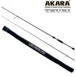 Спиннинг штекерный углепластик 2 колена Akara Teuri MLS662 TX-30 (5,5-17,5) 1,98 м