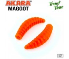 Силиконовая приманка Akara Trout Time MAGGOT 1/6" Shrimp 458 (10 шт.)