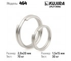 Кольцо заводное Kujira 464 SS 20 мм (3 шт.)