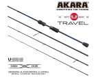 Спиннинг штекерный углепластик 4 колена Akara Teuri Travel UL (0,5-6) 2,28 м