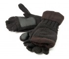 Рукавицы-перчатки Tagrider 1064 беспалые вязанные флис темные
