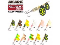 Блесна вращающаяся Akara Action Series Aglia Tandem 1/3 8 гр. 2/7 oz. A19