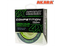 Шнур Akara Competition Green 150 м 0,14