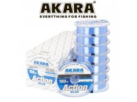 Леска Akara Action Blue 100 м 0,14 голубая