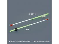 Кивок лавсановый двойной на силиконе NOD S-LS14 (140 мм, жёсткость 0,25)