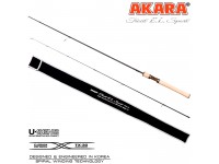 Спиннинг штекерный углепластик 2 колена Akara Trout E.L Sport UL (0,5-4,5) 1,98 м с цельной ручкой