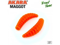 Силиконовая приманка Akara Trout Time MAGGOT 1/6" Shrimp 459 (10 шт.)