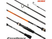 Спиннинг штекерный углепластик 2 колена Akara Excellence MH 702 (8-35) 2,1 м