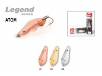 Блесна незацепляйка Akara Legend Atom двойник 70 мм 15 гр. Sil