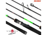 Спиннинг штекерный углепластик 2 колена Akara Teuri Classic L802 TX-30 (3,5-12) 2,44 м