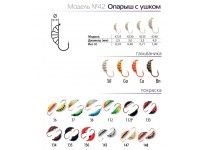 Мормышка W Spider Опарыш с ушком 2,5 мм 0,24 гр. Go