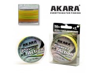 Шнур Akara Power Action X-4 Multicolor 135 м 0,06