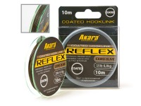 Материал поводочный Akara Reflex Hooklink Camo Olive в оболочке 10 м 60 lb