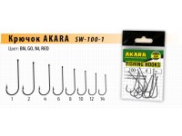 Крючок Akara SW-100-1 BN № 4 (10шт.) белая рыба