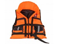 Жилет Comfort Doker спасательный с подголовником и свистком до 80 кг (сертиф.)