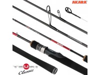 Спиннинг штекерный углепластик 2 колена Akara Teuri Classic UL702 TX-30 (0,6-7) 2,1 м