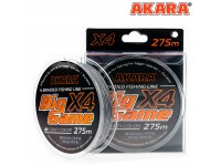 Шнур Akara Big Game Gray 275 м 0,30