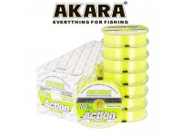 Леска Akara Action Yellow 100 м 0,18 желтая