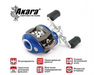 Катушка мультипликаторная Akara Sigeria SR 6+1 R кастинг + смазка