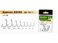 Крючок Akara SW-745-1 BN №2/0 (5шт.) офсет
