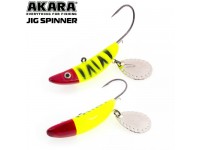 Приманка Akara Jig Spinner 40 мм 22 гр. 23P фосфорный