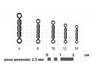 Вертлюг Akara 3 - Joint Rolling Swivel 23090 №8 (5 шт.)