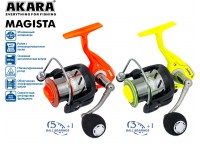 Катушка безынерционная Akara Magista AFM 3000 5+1bb
