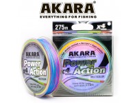 Шнур Akara Power Action X-4 Multicolor 275 м 0,40