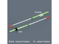 Кивок лавсановый двойной на силиконе NOD S-LS16 (120 мм, жёсткость 0,20)