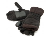 Рукавицы-перчатки Tagrider 1064 беспалые вязанные флис темные