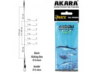 Сабик Akara 2502005 №4 фосфор (6 кр.)