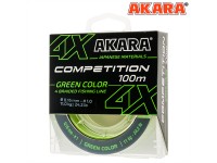 Шнур Akara Competition Green 100 м 0,14