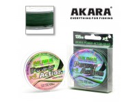Шнур Akara Power Action X-4 Green 135 м 0,12