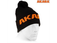 Шапка Akara Sport Winter Pompon Black 2