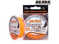 Шнур Akara Power Action X-4 Orange 135 м 0,08