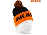 Шапка Akara Sport Winter Pompon Black/Orange 5