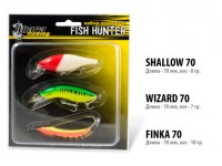 Набор приманок Akara Fish Hunter CNB70 149 (3 шт.)