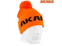 Шапка Akara Sport Winter Pompon Orange 4