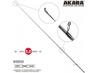 Хлыст углепластик для спиннинга Akara Teuri S802H (21-56) 2,44 м