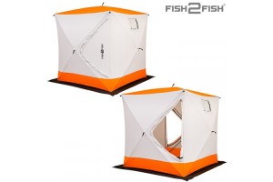 Палатка зимняя Fish 2 Fish Куб 1, 6х1, 7 м с юбкой в чехле