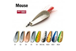 Блесна колеблющаяся незацепляйка Akara Action Series Weedless Mouse 70 18гр. 9/14oz. 05