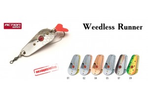 Блесна колеблющаяся незацепляйка Akara Action Series Weedless Runner 65 26гр. 13/14oz. AB20