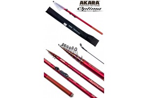 Удилище телескопическое углепластик с/с Akara Optima compact TX30 (10-30) 4, 4 м