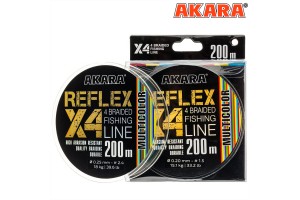 Шнур Akara Reflex Multicolor 200 м 0, 12