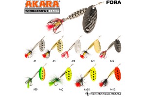 Блесна вращающаяся Akara Tournament Series Fora 0 3 гр. A19